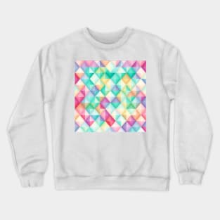 DIAMOND MULTICOLOR DESIGN, PASTEL COLOR, IPHONE CASE Crewneck Sweatshirt